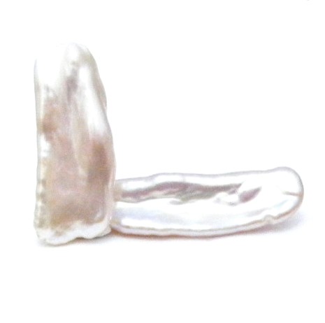 White Undrilled Stick Pairs